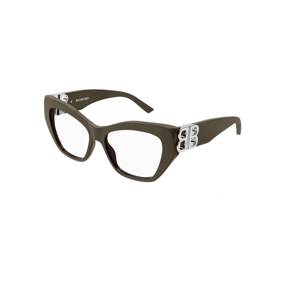 NEW!!! Balenciaga BB0312O 005 Gray Cat-Eye Glasses with Silver BB Logo Authentic - Picture 8 of 11